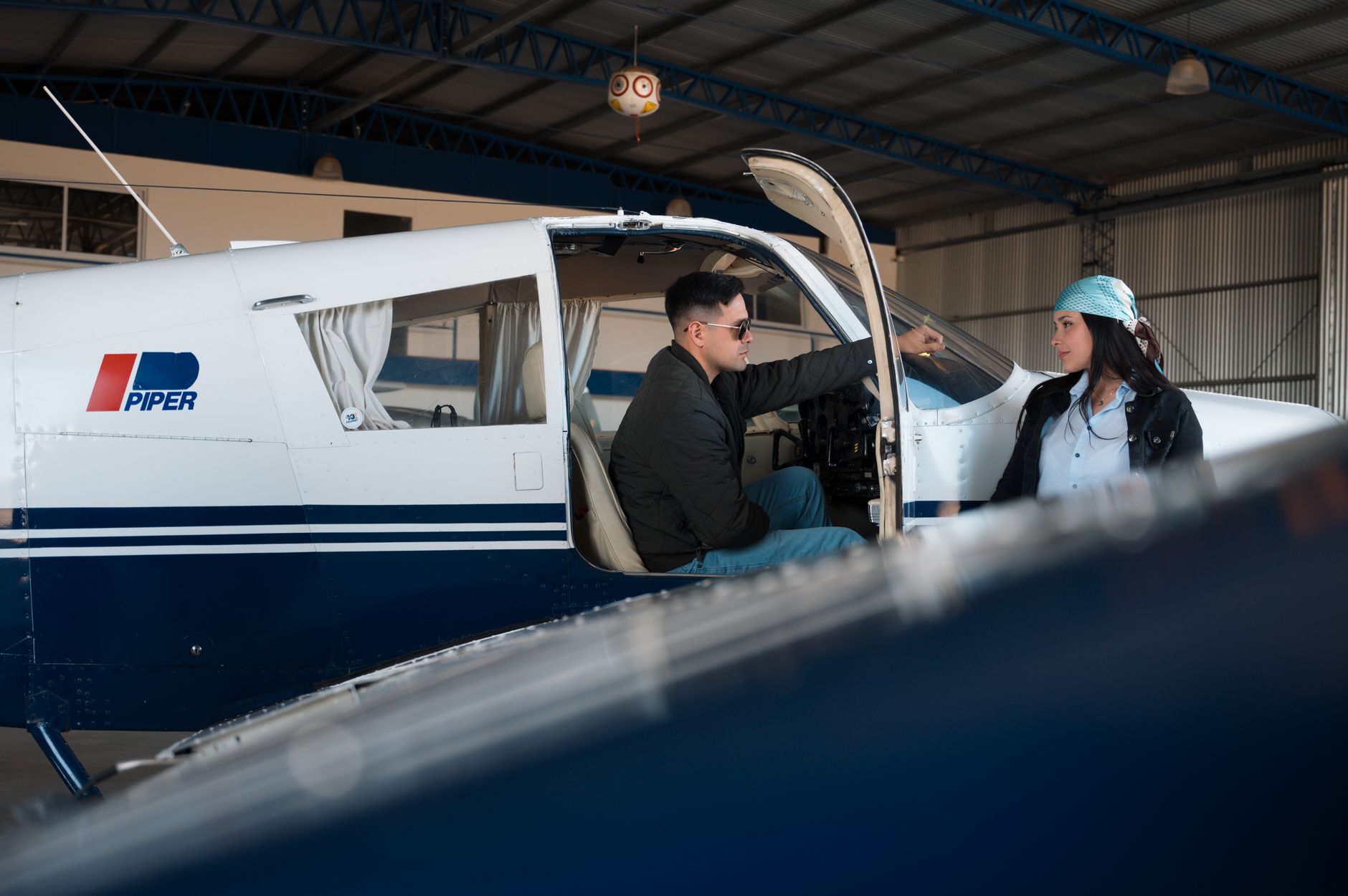 Como funciona um treinamento de voo para piloto de avião?